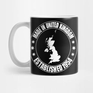 Made in the UK Established 1954 Mug